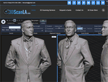 Tablet Screenshot of 3dscanla.com